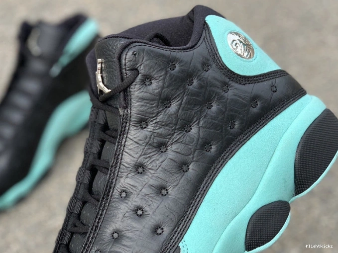 Island Green Retro 414571-030 Air 13 Black Jordan 0306